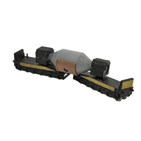 Torpedopfannenwaggon kurz