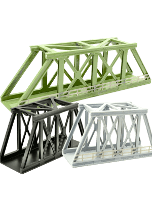 Stahlbrücke hoch
