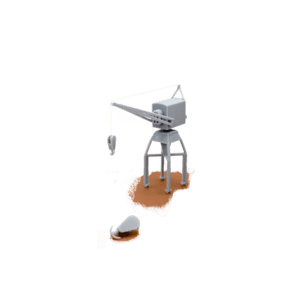 Hafenkran Portalkran mit Stützen