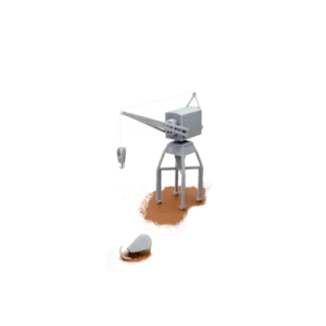 Hafenkran Portalkran mit Stützen