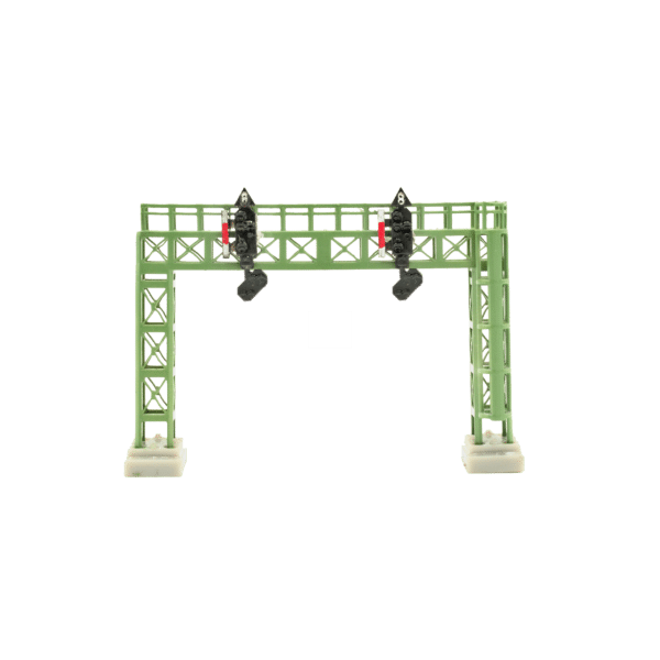Signalbrücke 2-Gleisig mit Ausfahrt- und Vorsignal