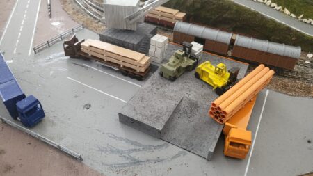 Güterumschlag Schiene Ladedock 160mm