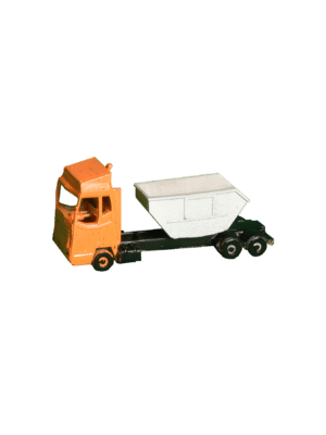 LKW Hakenwagen mit Container weiss