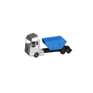 LKW Hakenwagen mit Container blau