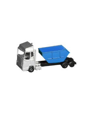 LKW Hakenwagen mit Container blau
