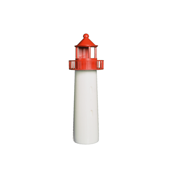 Leuchtturm Spur N rot-weiss beleuchtbar