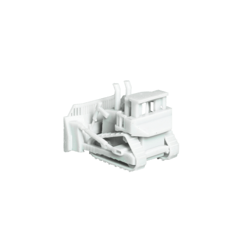 Spur N Bulldozer Kettenräumer grau