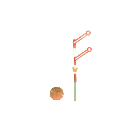 Spur N Hauptsignal mit Wartezeichen Ra 11