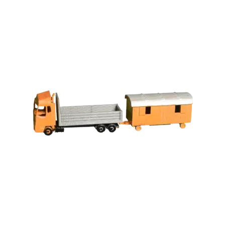 LKW Spur N mit Bauwagen orange – Bild 2