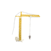 Turmdrehkran gelb/orange als mini Bausatz