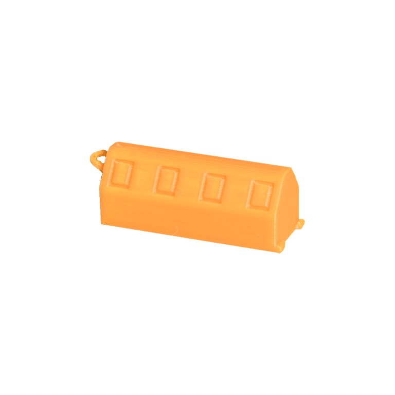 Container mit Klappen orange