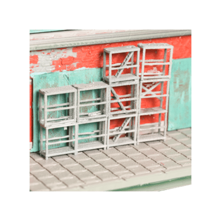 Baugerüst 10-teilig silbergrau