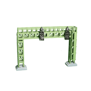 Signalbrücke Spur TT 2-Gleisig mit Ausfahrtsignal