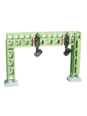 Signalbrücke Spur TT 2-Gleisig mit Ausfahrt- und Vorsignal