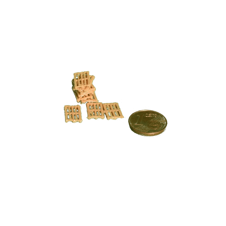 10er Pack Holzpalette mittelbraun Spur TT