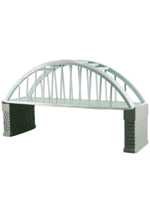 Spur N Stahlbrücke Bogenbrücke Set zweigleisig
