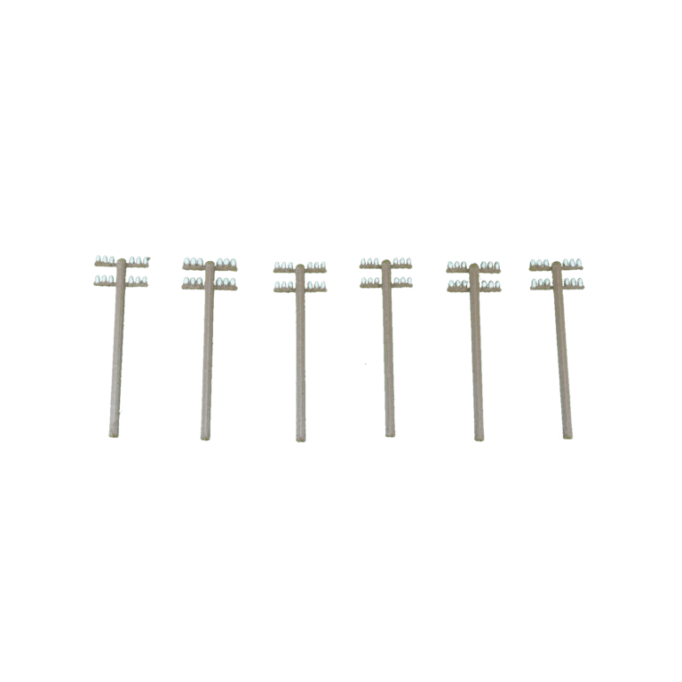 Spur TT Telegraphenmast 6er Set