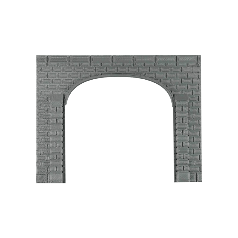 Spur TT Tunnelportal Backstein zweigleisig hoch