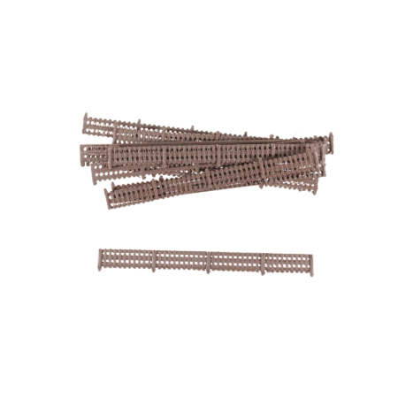 Spur N Senkrechtzaun dunkelbraun