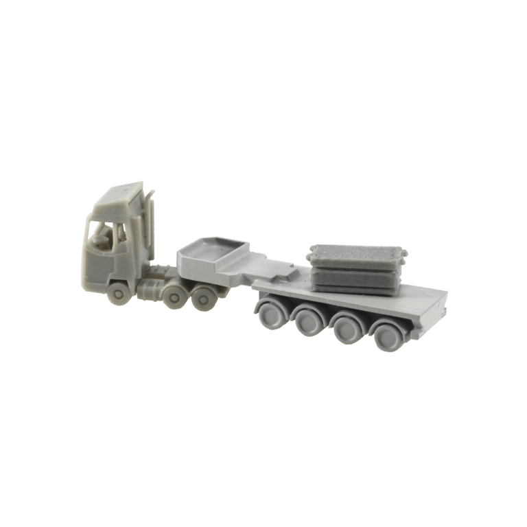 Kran Ballast auf LKW Spur N