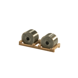 Spur N Bronze Coils gewickelt mit Holzbock