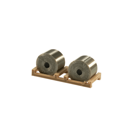 Spur N Bronze Coils gewickelt mit Holzbock