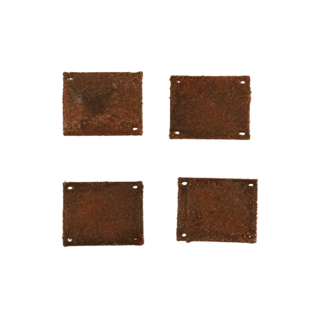 Spur N Stahlplatten Baustraße 4er Pack