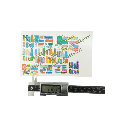 Spur Z Graffiti Nass- Schiebeaufkleber Set klein