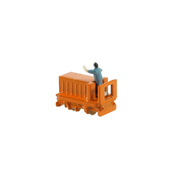 Spur N Grubenbahn Lok orange
