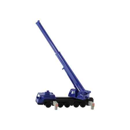 Spur N Mobilkran 5 Achsen aufgebaut THW Farben