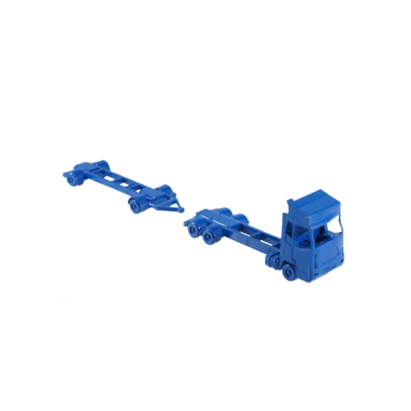 Spur N LKW Gliederzug ohne Aufbau blau