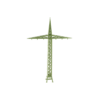 Spur N Strommast 110kV einzeln grün