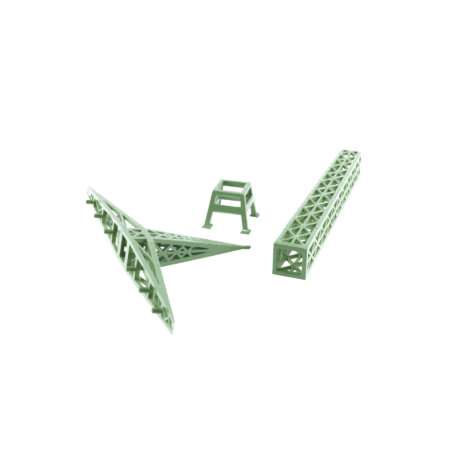 Spur N Strommast 110kV einzeln grün