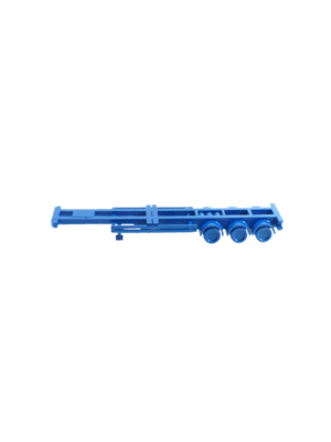 Spur TT Container Sattel Auflieger blau ohne Container