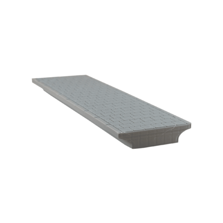 H0 Bahnsteig Element zweigleisig gepflastert