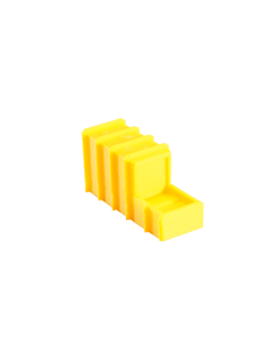 Spur N Container mit Müllpresse gelb
