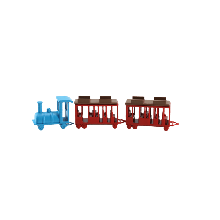 Spur N Bimmelbahn Zug blau rot