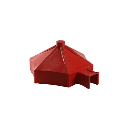 Spur N Zirkuszelt rot lackiert