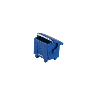 Spur TT Müllcontainer blau