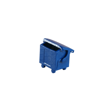 Spur TT Müllcontainer blau
