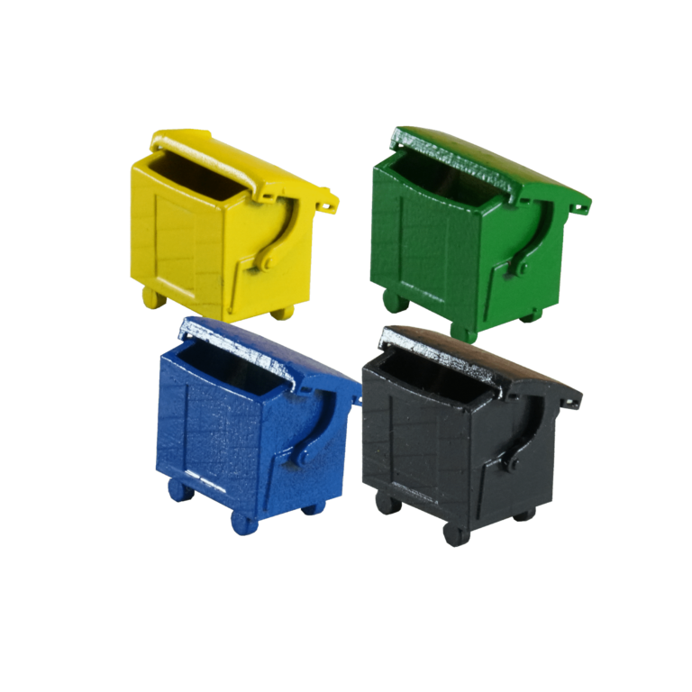 Spur TT Müllcontainer gruppe