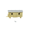 Spur N Zirkus Wohnwagen kurz beige