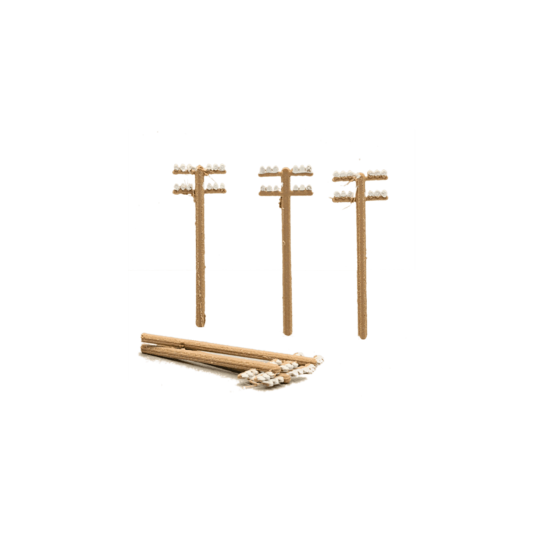 Spur N Telegraphenmast 6er Set
