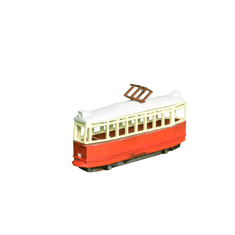 Tram Triebwagen V6E lackiert Modell