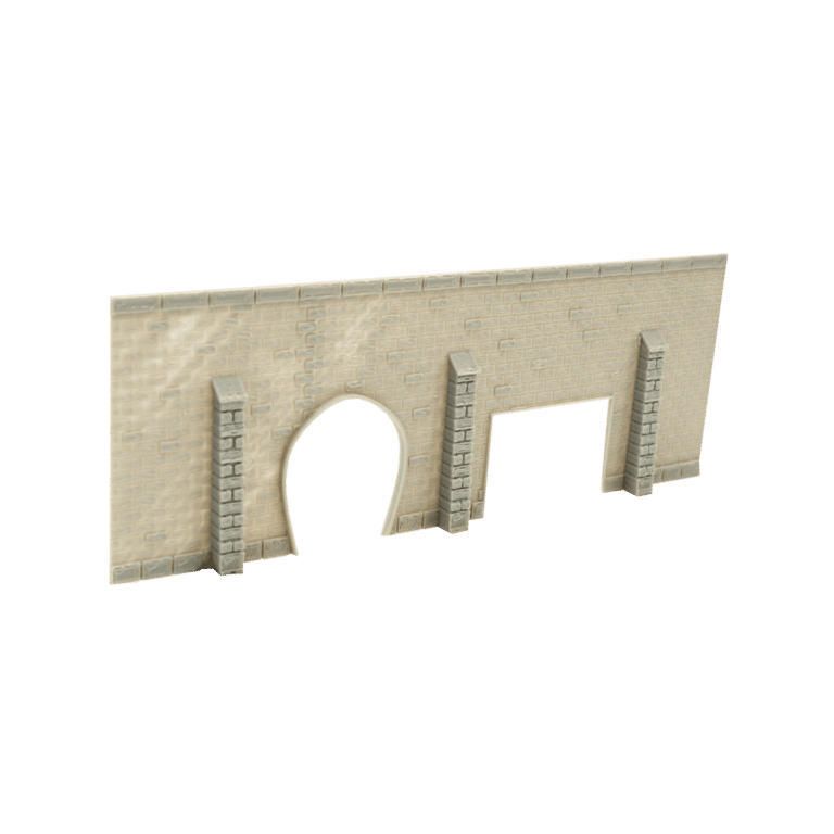 Spur N Tunnelportal Backstein eingleisig und tief