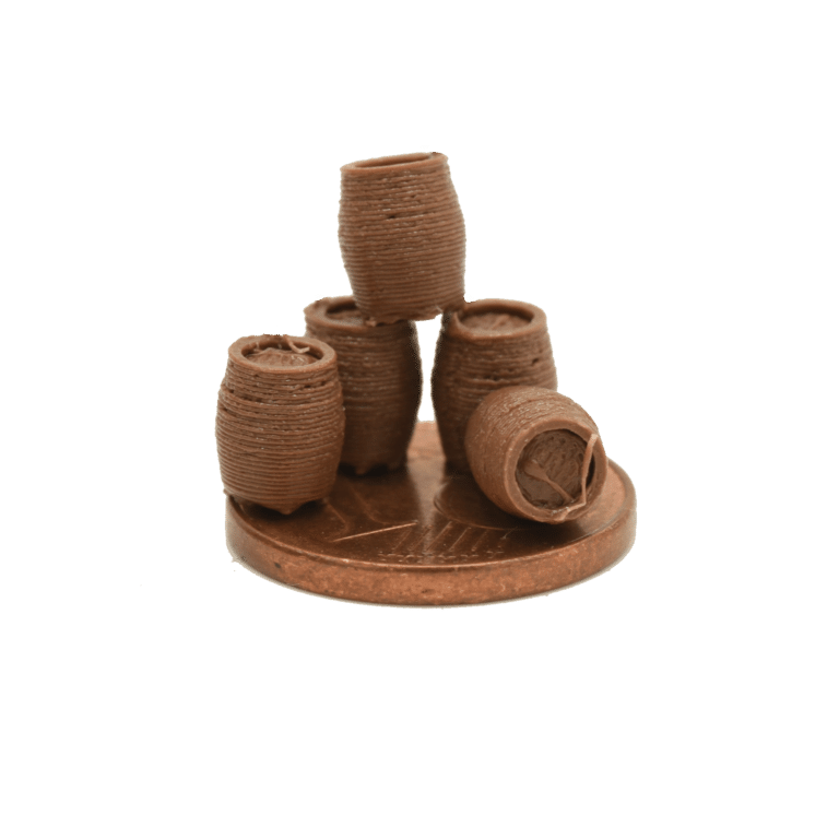 Spur N Weinfässer Set dunkelbraun 5er Pack
