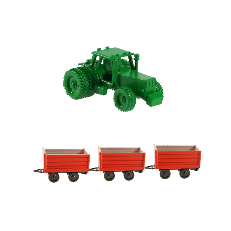 Spur N Traktor gross grün mit Hochmulden