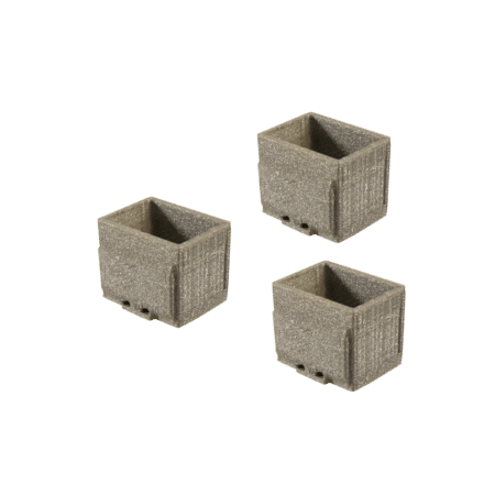 Spur N Innofreight Container 10ft 3er pack silber