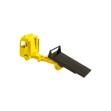 Spur N Abschleppwagen mit Kipp-Schiebeplateau gelb