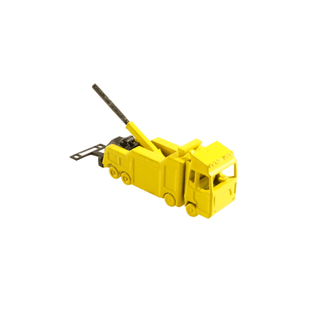 Spur N Abschleppwagen mit Kran gelb